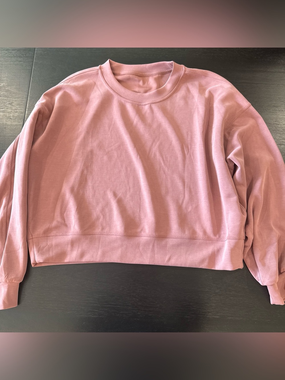 Lululemon Softstreme Cropped Sweatshirt
